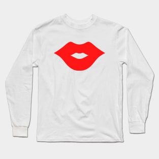 Red Lips Long Sleeve T-Shirt